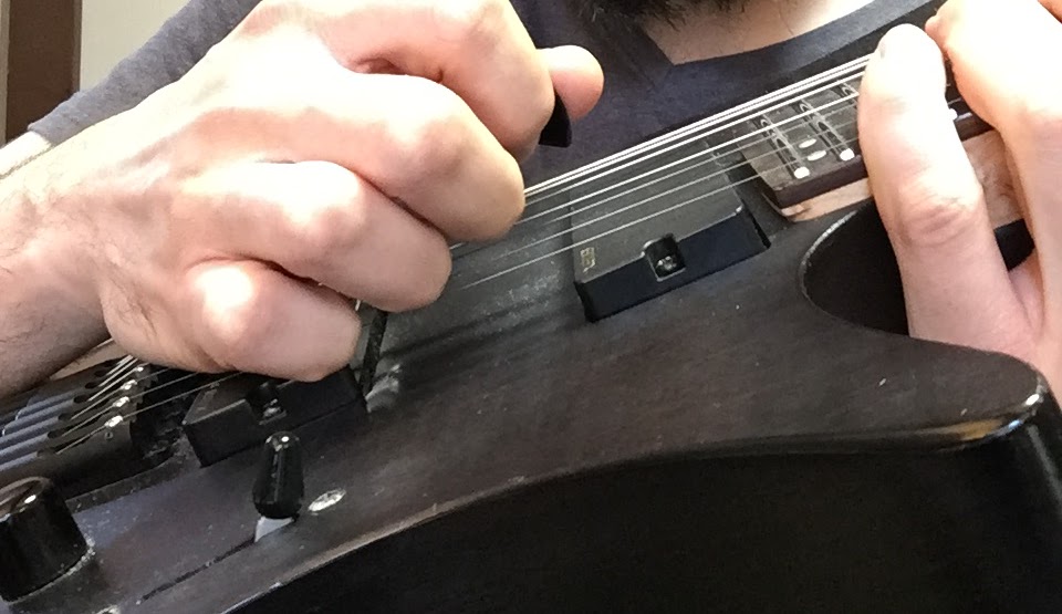 Palm Mutes Gitarre