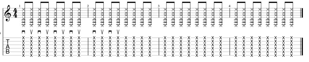 Ghost Notes Tabs
